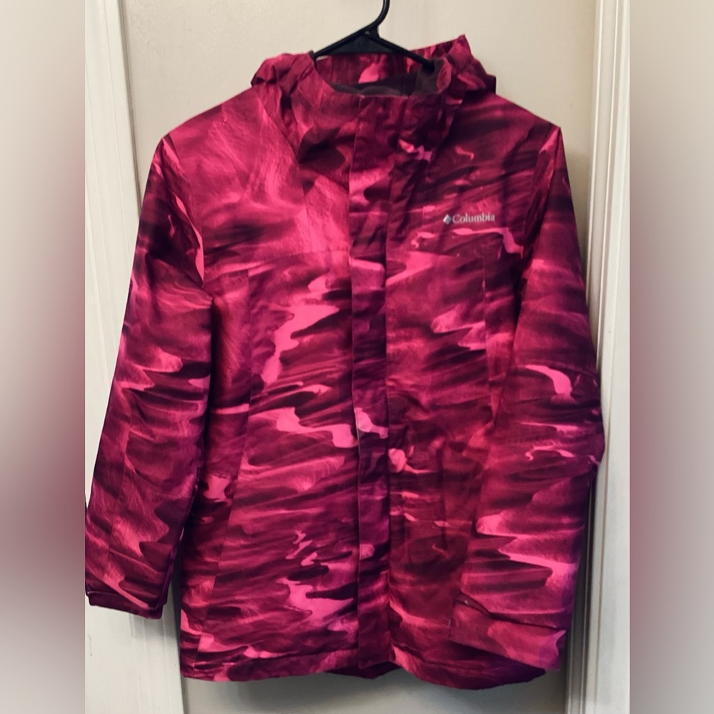 Girls Columbia (2 coats) Whirlibird Interchangeable Outgrown Coat,Omni-Heat,